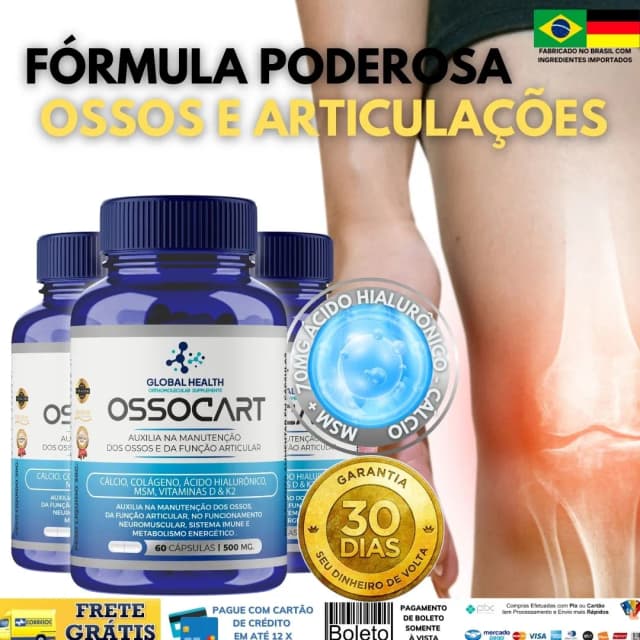 Ossocart Multi Cálcio: O Fim das Dores Articulares?
