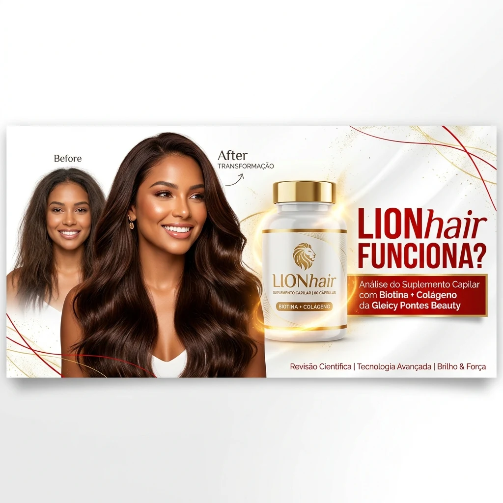 LIONhair Funciona? Análise do Suplemento Capilar da Gleicy Pontes Beauty [2026]